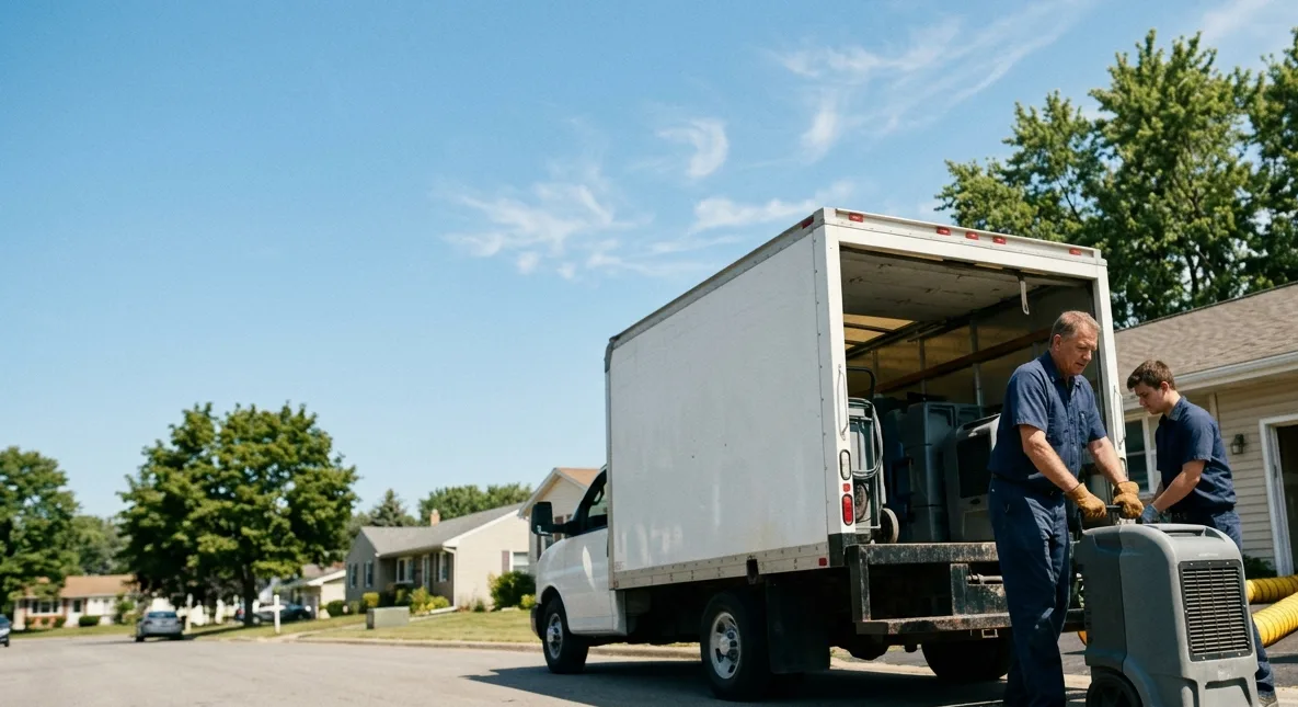 Water Damage Cleanup in Bluffton, OH near me